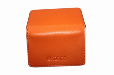 专业打造，尊贵体验 广州市白云区尚都皮具厂半盖式高档真皮名片盒